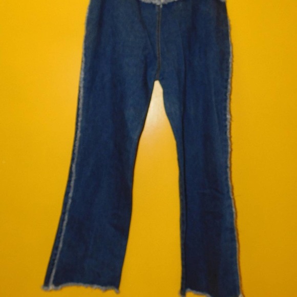 Committed frayed waist, seams & hem denim jeans - Picture 6 of 7